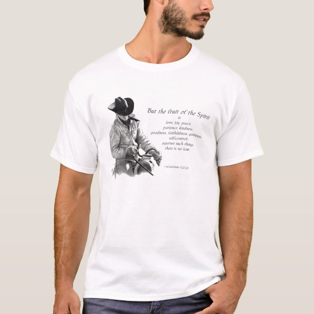CAMISETA VAQUERO: FRUTA DEL ALCOHOL: ARTE DEL LÁPIZ (Anverso)