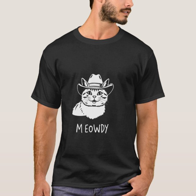 Camiseta Vaquero Gato MIAU (Anverso)
