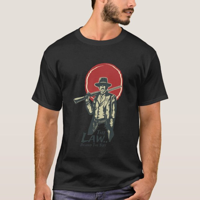 Camiseta vaquero indio divertido (Anverso)