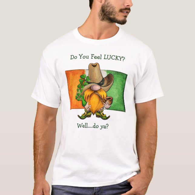 Camiseta Vaquero irlandés Gnome Do You Fecky T-Shirt (Anverso)