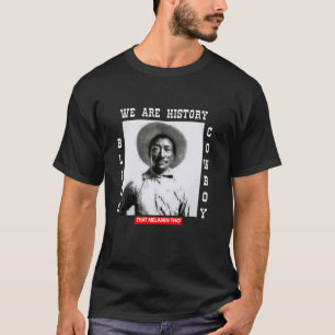 Camiseta Vaquero negro Bill Pickett Vaquero afroamericano