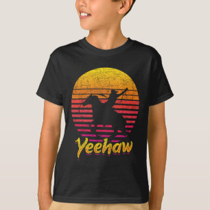 Camiseta Vaquero Occidental de Texas Yeehaw Caballo