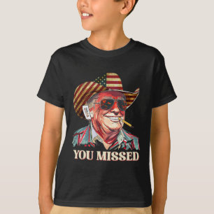 Camiseta Vaquero occidental de Trump que perdió vaca de ban