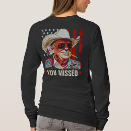 Camiseta Vaquero occidental de Trump que perdiste a las muj