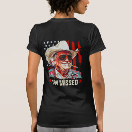 Camiseta Vaquero occidental de Trump que perdiste a las muj
