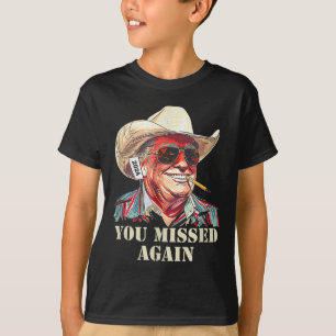 Camiseta Vaquero occidental de Trump te perdiste de nuevo