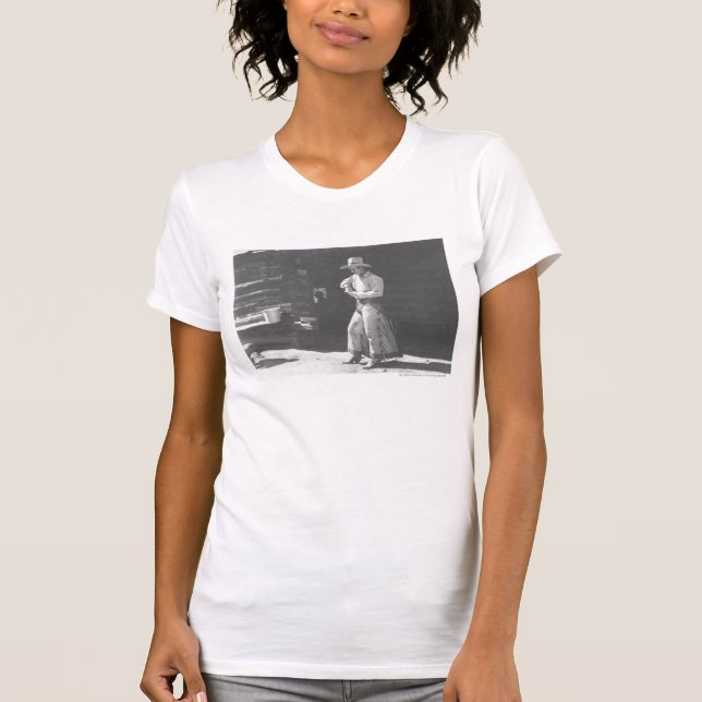 Camiseta Vaquero que come de una manteca de cacahuete Can. (Anverso)
