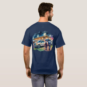 Camiseta Vaquero Rodeo Con Camión De Caballo Y Remolque