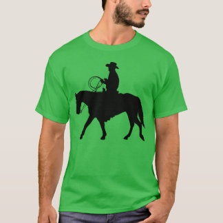 Camiseta Vaquero Rodeo Rider Caballo Montando Caballo amigo