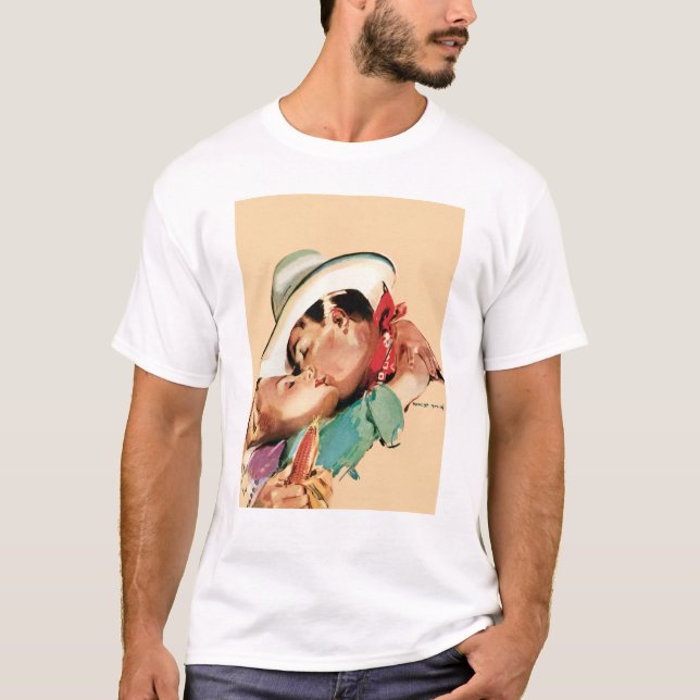 Camiseta Vaquero romántico (Anverso)