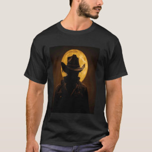 Camiseta Vaquero solitario reflexionando solo por sí mismo 