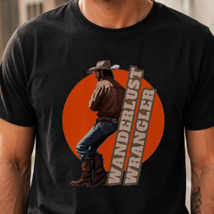 Camiseta Vaquero Wanderlust - La Aventura Espera