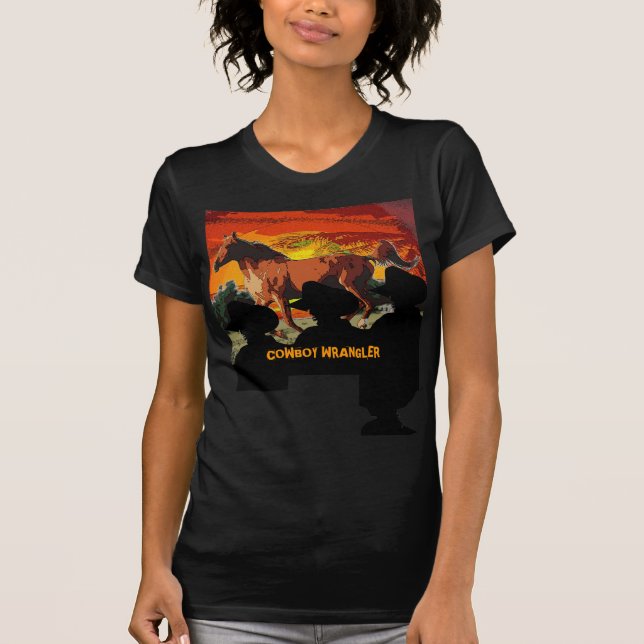 Camiseta Vaquero Wrangler (Anverso)
