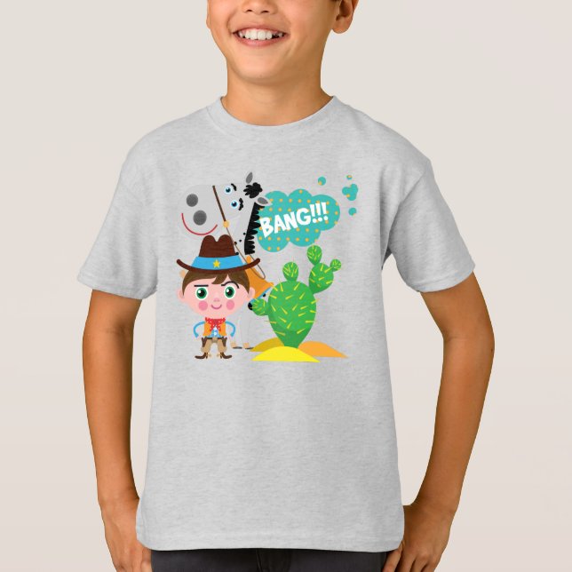 Camiseta Vaquero y caballo (Anverso)