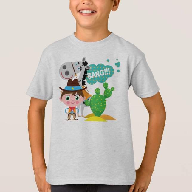 Camiseta Vaquero y caballo (Anverso)