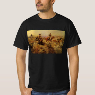 Camiseta Vaqueros antiguos, derribados por CM Russell
