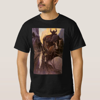 Camiseta Vaqueros antiguos, deténganse en el cañón por NC W