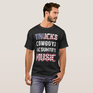 Camiseta vaqueros de camiones y música country