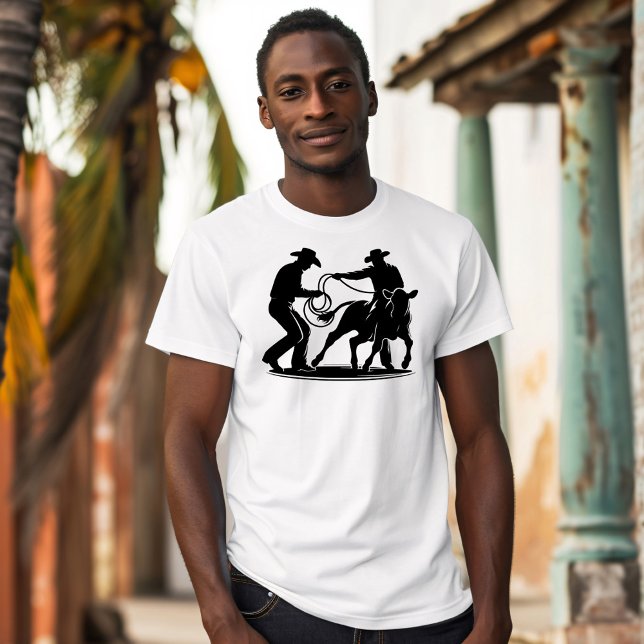 Camiseta Vaqueros Domando un Ternero (Subido por el creador)