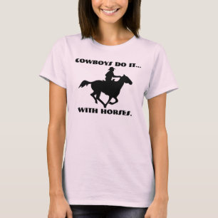 Camiseta Vaqueros lo hacen... con caballos.