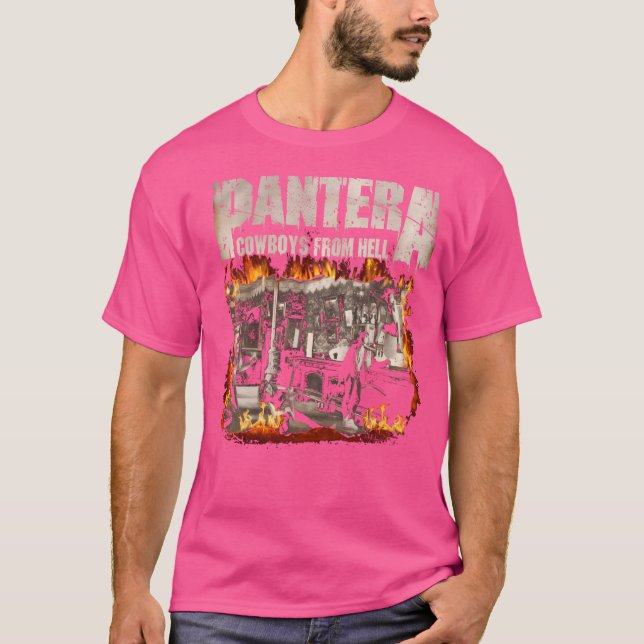 Camiseta Vaqueros Oficiales De La Portada Del Infierno (Anverso)