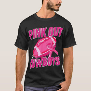 Camiseta Vaqueros Sacan El Fútbol Para Abordar El Cáncer De