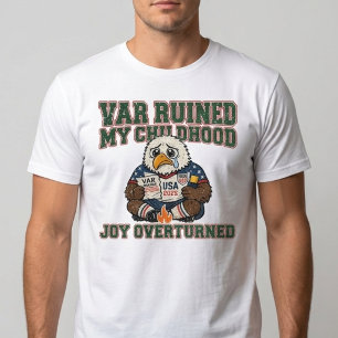 Camiseta VAR Arruinó Mi Infancia Fútbol Divertido