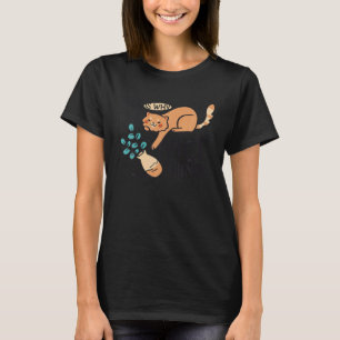 Camiseta Vara de flor de gato