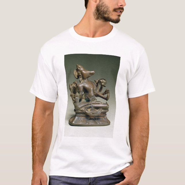 Camiseta Varaha, Gurjara Pratihara, Tamil Nadu (bronce) (Anverso)