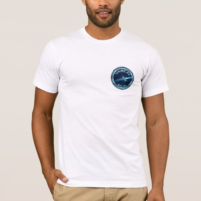 Camiseta Varcal Sci-Fi - Doble Lado Con Logo Oficial De Cam (Anverso)