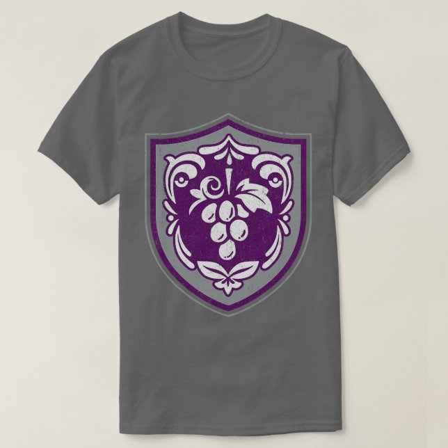 Camiseta Variante de Escudo de la Academia de Uva (Diseño del anverso)