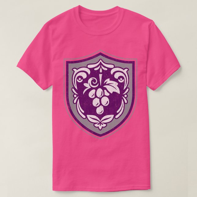 Camiseta Variante de Escudo de la Academia de Uva (Diseño del anverso)