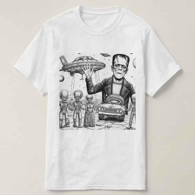 Camiseta Variante Frankenstein T-Shirt (Diseño del anverso)