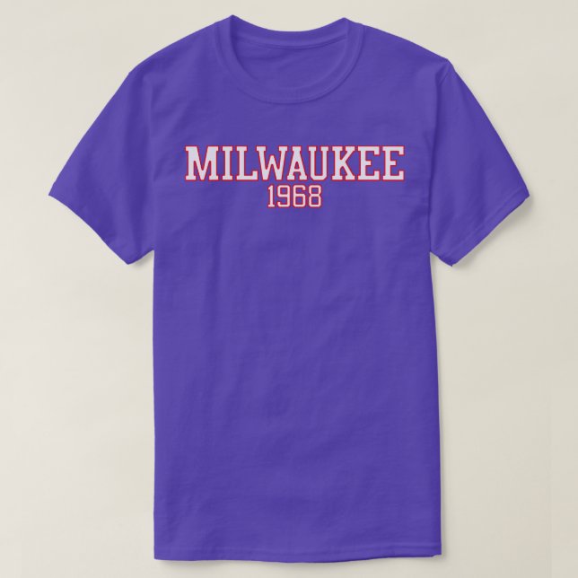 Camiseta Variante Milwaukee bucks 1968 (Diseño del anverso)