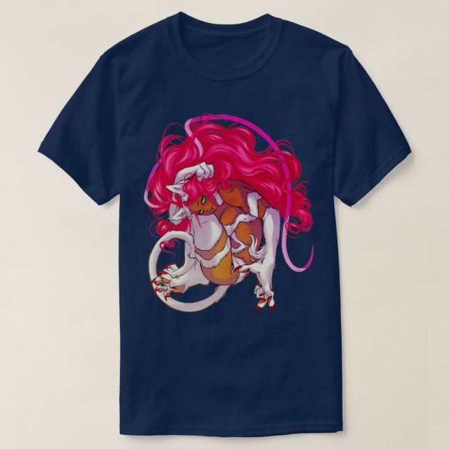 Camiseta Variante rosa Felicia (Diseño del anverso)