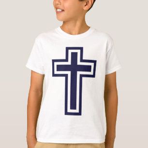 Camiseta Variantes de la cruz azul cristiana