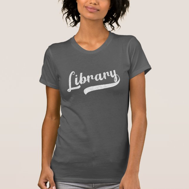 Camiseta Variedad aleatoria - Biblioteca (Anverso)