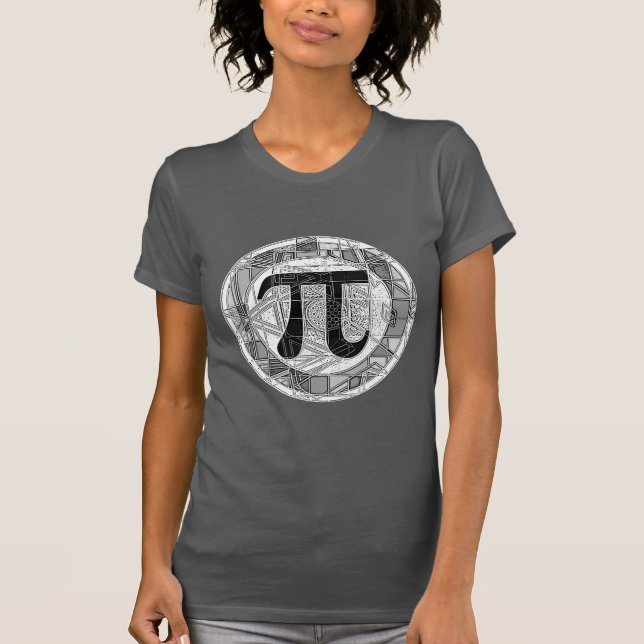 Camiseta Variedad de símbolos de Pi Day redondea (Anverso)