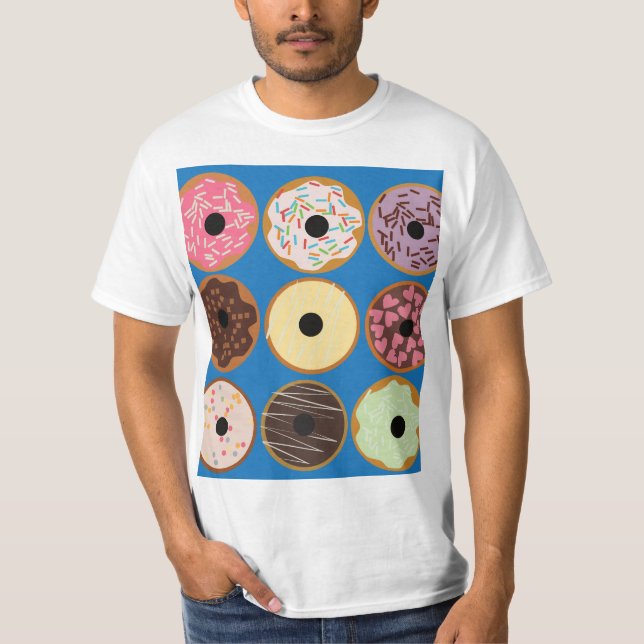 Camiseta Variedades de Donas (Anverso)
