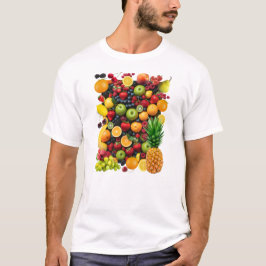 Camiseta Variety of fresh and vibrant fruits