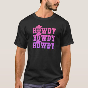 Camiseta Varilla Occidental Del País De La Muchacha Del Vaq