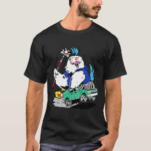 Camiseta Varilla Prisma Pájaro Loco Rata Estudio de Tierra