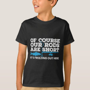 Camiseta Varillas Cortas de Pesca en el Hielo Invierno Pesc