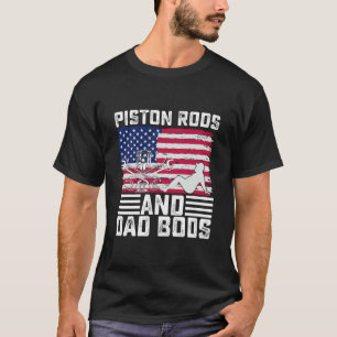 Camiseta Varillas de Pistón y Torso de Papá Mecánico Usa 4 