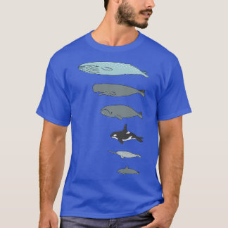 Camiseta Varios Cetáceos
