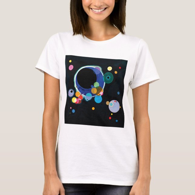 Camiseta Varios círculos de Wassily Kandinsky (Anverso)