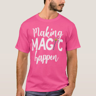 Camiseta Varita de Mago Ilusionista Mago Perfomer Truco de
