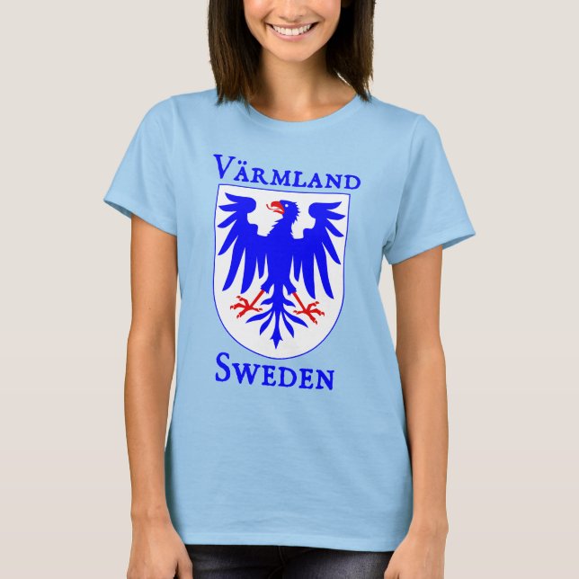 Camiseta Värmland, Suecia (Sverige) (Anverso)