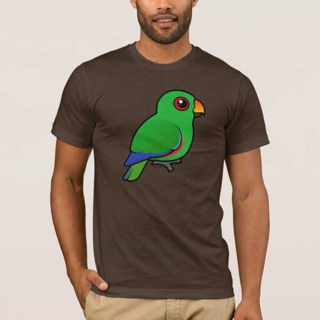 Camiseta Varón del loro de Eclectus (Anverso)