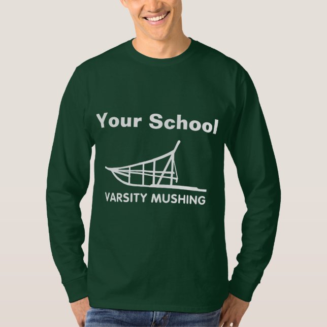 Camiseta Varsity Mushing (Anverso)